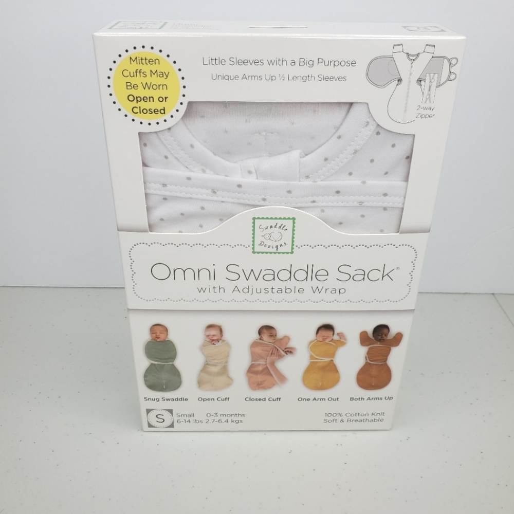 Swaddle Designs Omni Swaddle Sack Baby 0-3 Months Adjustable Sleep Wrap